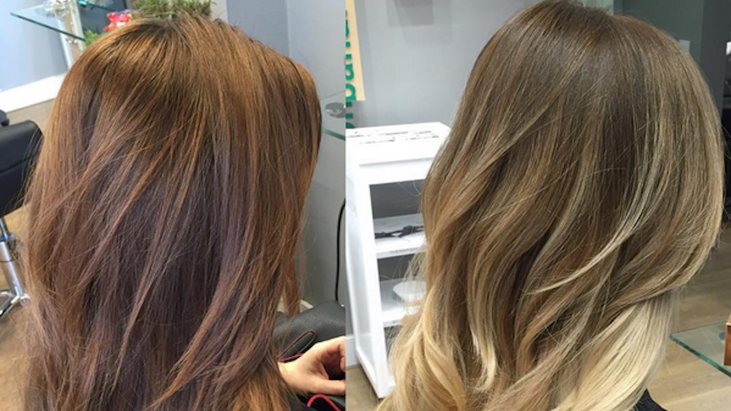 Brush best sale through highlights